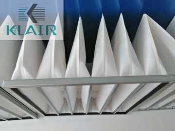 Waschbare Taschen-Luftfilter Ahu-Klimaanlage mit hoher Staub-Last G3 G4 M5 M6