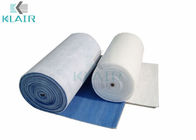 Weiße blaue synthetische Spray-Stand-Luftfilter-materielle Rolle für vor Filter