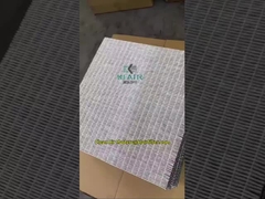 Bank-kompakter Luftfilter-Plastik-/galvanisierter Stahlrahmen des Aktivkohle-Körnchen-V