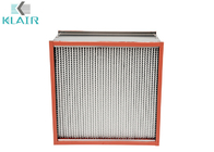 Filter der Glasfaser-Medien-hohen Temperatur HEPA mit SUS Rahmen-Aluminiumtrennzeichen