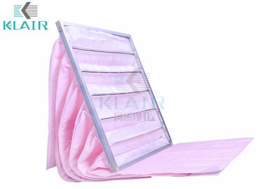 Gesponnener Taschen-Luftfilter Klair nicht für galvanisierte Rahmen-Klimaanlage-Einheit