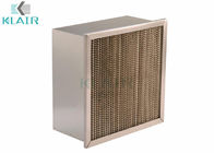 Ashrae Merv 14 Reihe der Luftfilter-hohen Temperatur mit einzelnem Titel-Rahmen