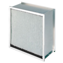 Leistungsfähigkeit Hepa-hoher Temperatur des Luftfilter-99,99 mit Edelstahl-Rahmen